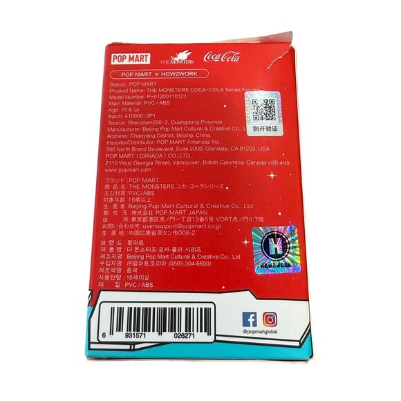 Pop Mart The Monsters Labubu X CocaCola Figurine Blind Box-Snowy Mountain - Picture 7 of 15